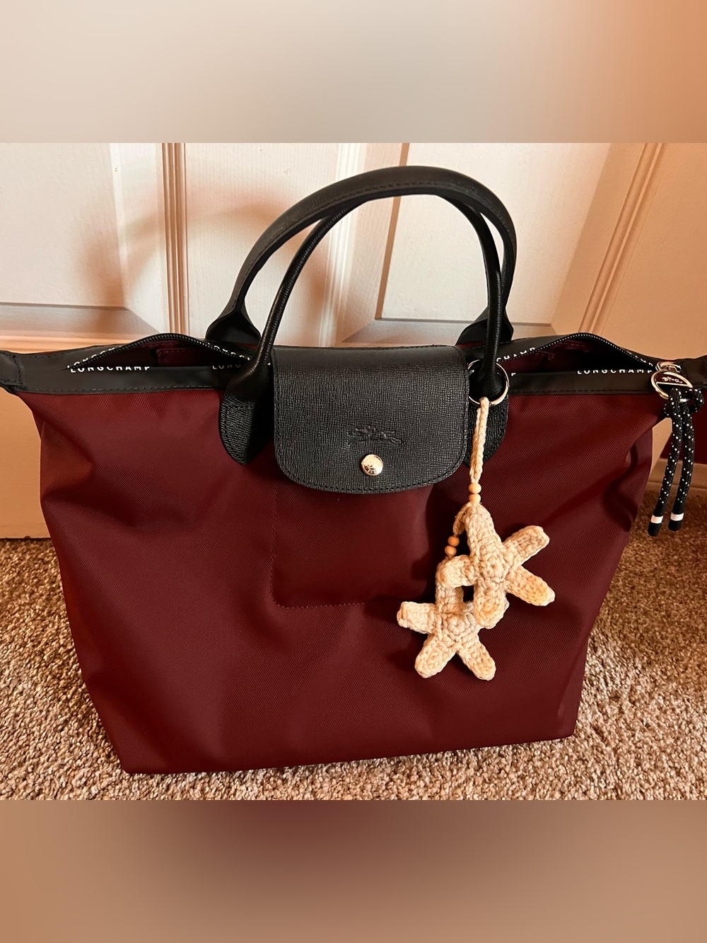 Crochet Starfish Bag Charm